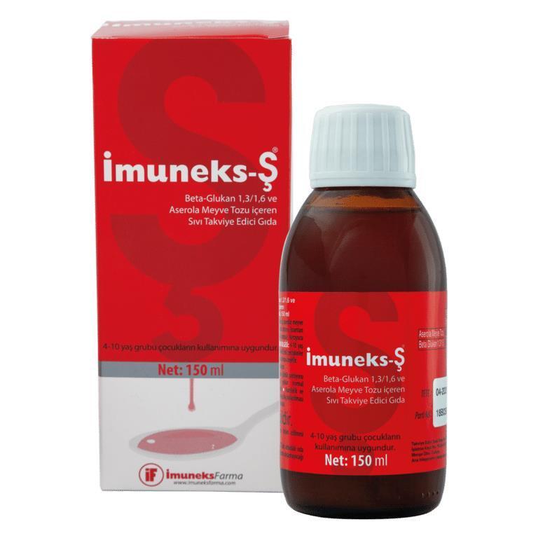 _muneks Immune Support Syrup: Beta Glucan & Acerola - Boost Immunity Naturally. Liquid Vitamin C, Children & Adults, 150ml