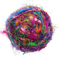 Darn Good Yarn Darn Good Yarn Recycled Silk Yarn Worsted Weight "Wild Peacock" — main product shot
