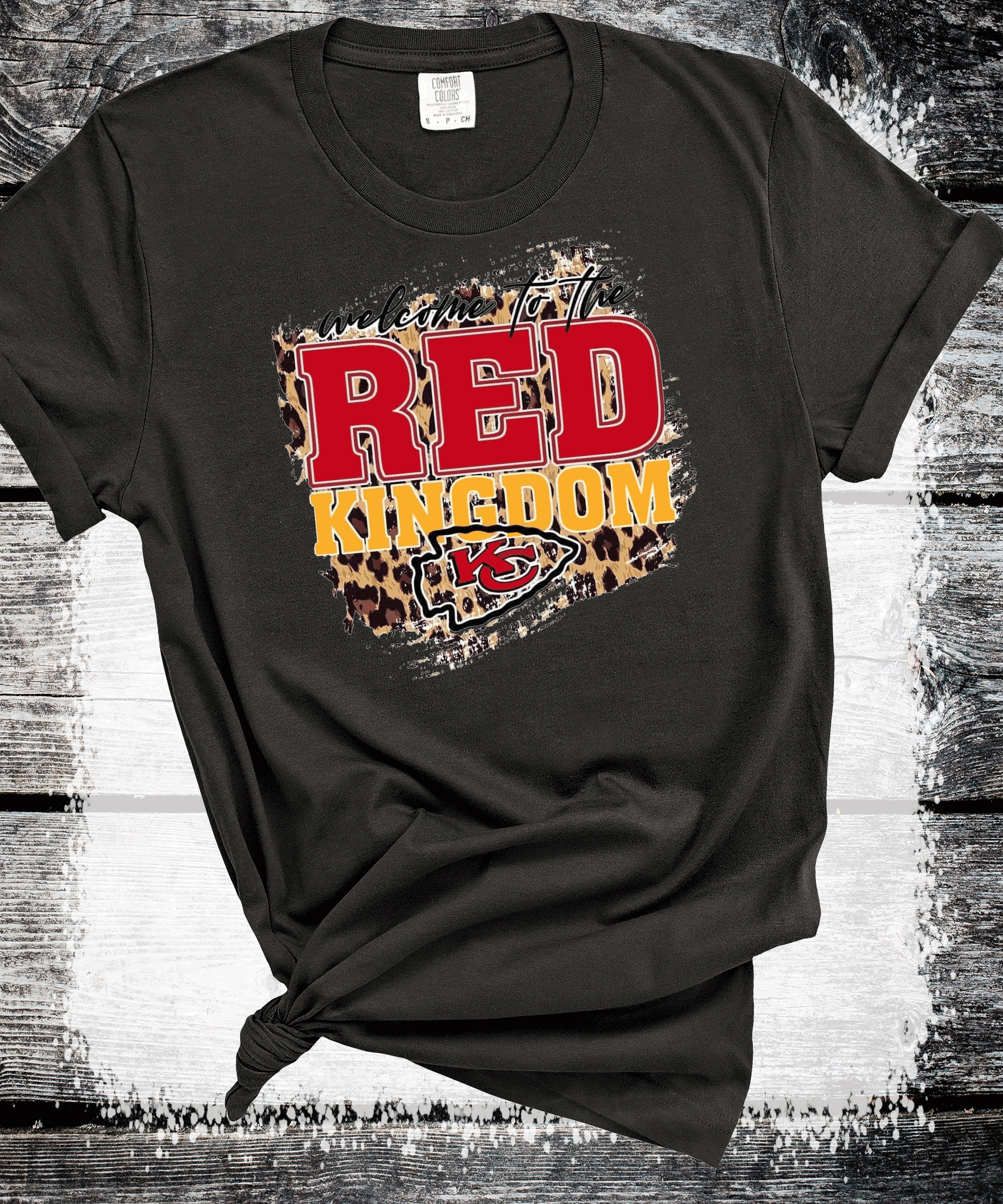 A Blessed Texas Mess Boutique Welcome to the Red Kingdom Football Sweatshirt, Chiefs T-shirt And Hoodie,… — dtf / graphic shirts category context