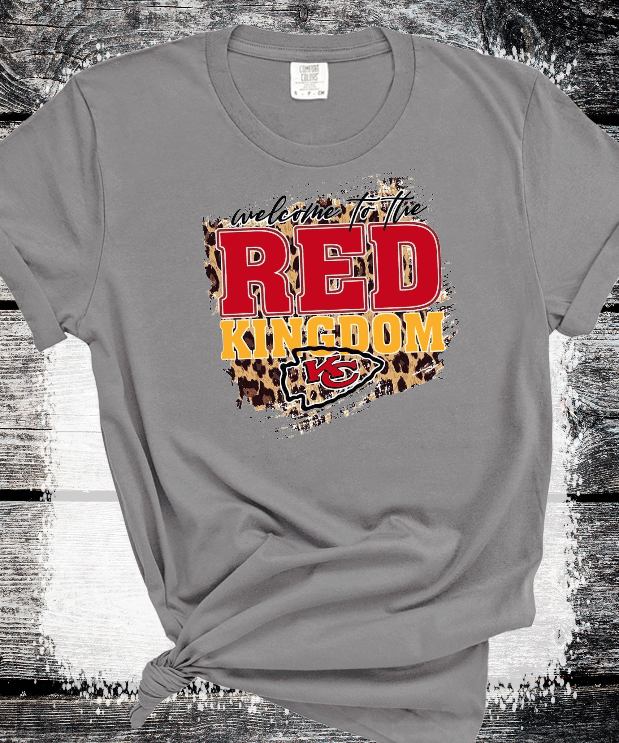 A Blessed Texas Mess Boutique Welcome to the Red Kingdom Football Sweatshirt, Chiefs T-shirt And Hoodie,… — lifestyle worn / used context