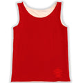 ParkerandTalia The Sensory Compression Comfort Reversible Tank - Red/White — sensory-friendly tank — main product shot