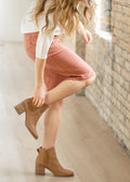 Inherit Co. Remi Sienna Denim Midi Skirt - FINAL SALE — main product shot