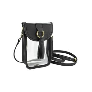 KADOU BOUTIQUE Clear Cell Phone Crossbody Bag — in-use photo