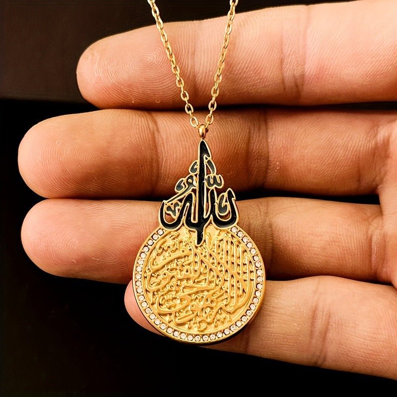 Mariam's Collection Retro Round Zircon Ultra-Shiny Stainless Steel Die-cast Oil Drop Contrast… — product category context