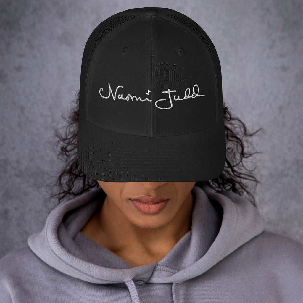Naomi Judd Legacy Signature Trucker Cap — lifestyle context