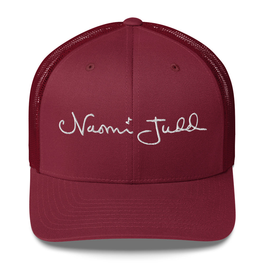Naomi Judd Legacy Signature Trucker Cap — back view