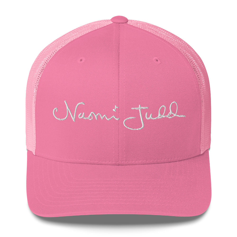 Naomi Judd Legacy Signature Trucker Cap — in-use photo