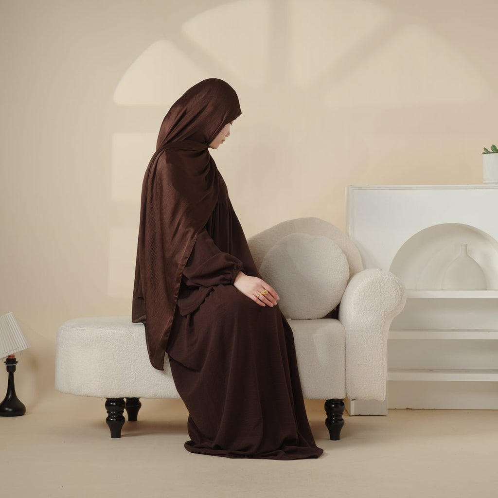 Mariam's Collection Reversible Abaya Made With Crepe Fabric (MA035) — main product shot