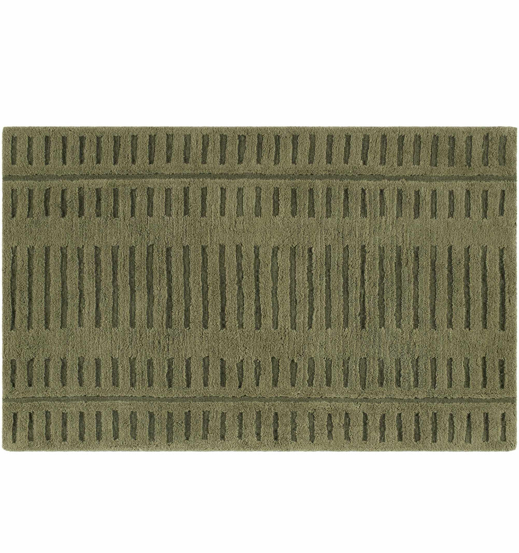 Washable Wool Rug - Green - Clearance – Boutique Rugs, view 3