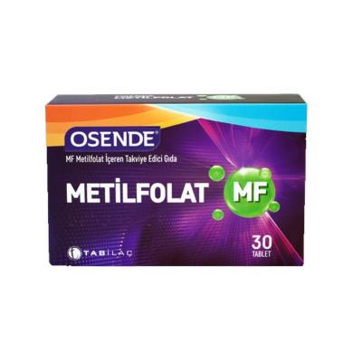 Osende Folic Acid Supplement - 400 mcg Methylfolate Tablets for Adults and Children 11+, Supports Healthy Folate Levels, Dietary Supplement for Folate Deficiency