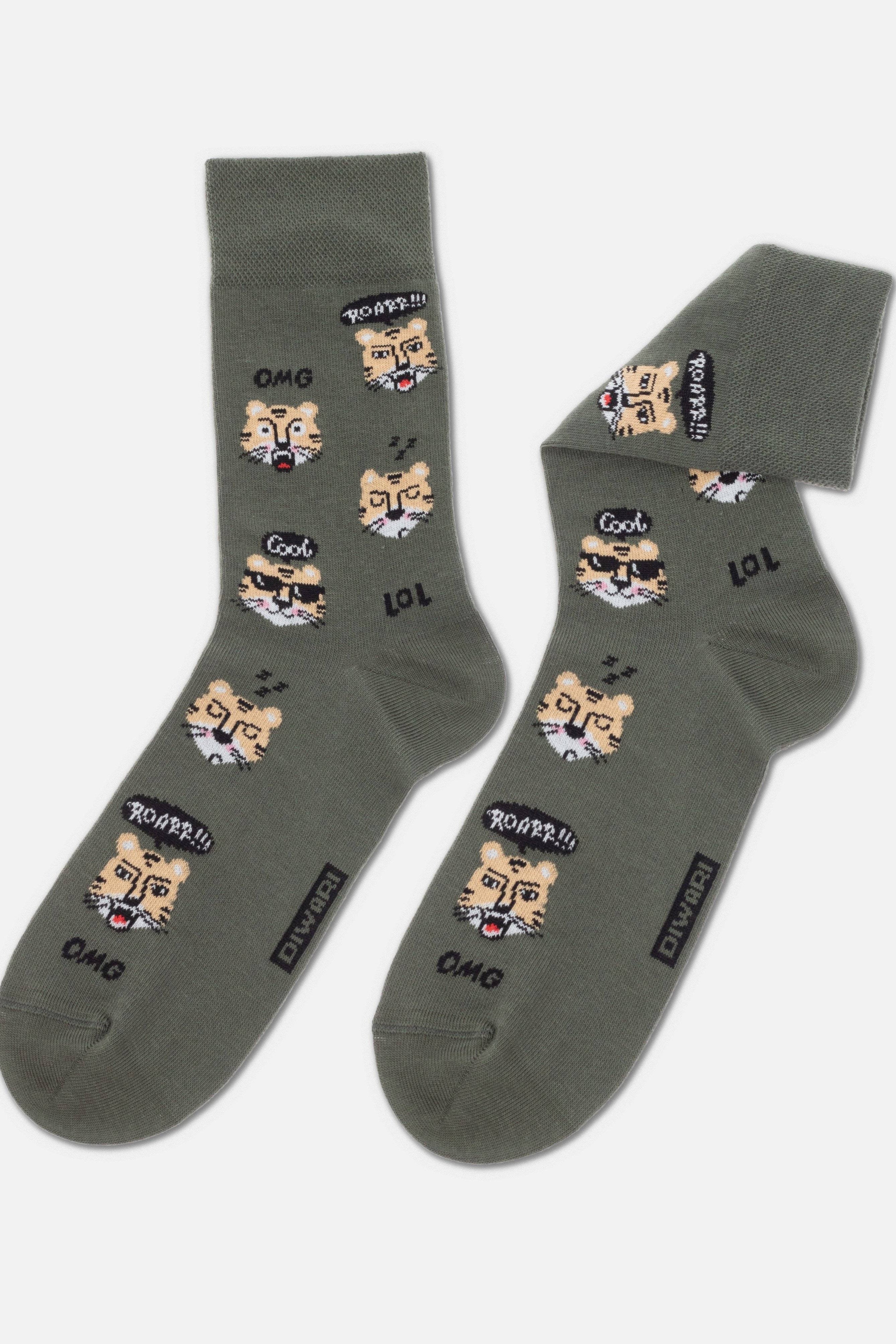 TheRanok.com Conte Cotton Socks Diwari Happy 657 — alternative angle