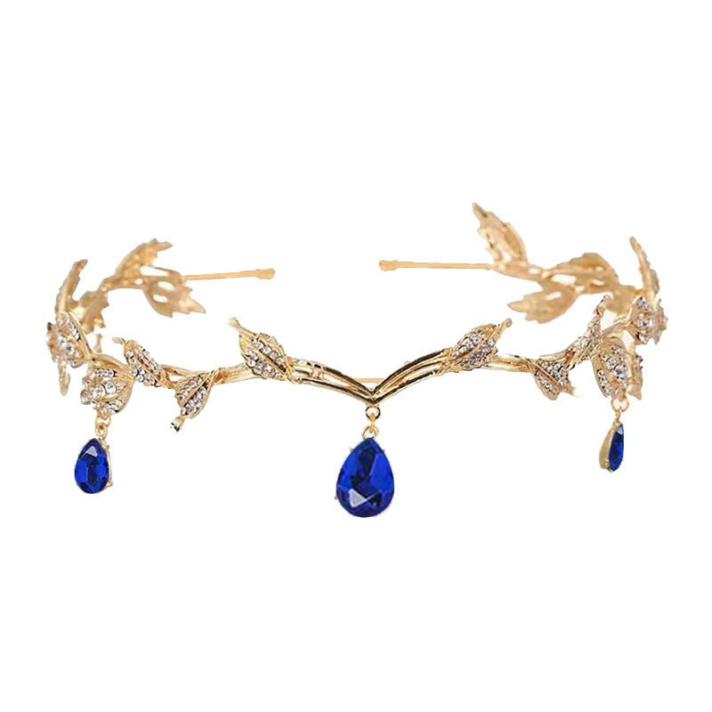 Mariam's Collection Rhinestone-Encrusted Hair Clip with Forehead Pendant Accent (MAC329) — comparison shot