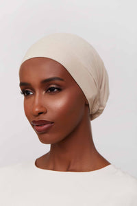 Ribbed Tie Back Undercap - Cement Extra Small Accessories Veiled 