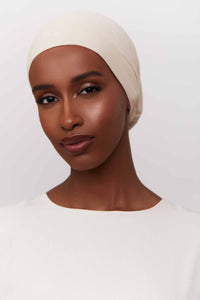 Ribbed Tie Back Undercap - Cement Extra Small Accessories Veiled 
