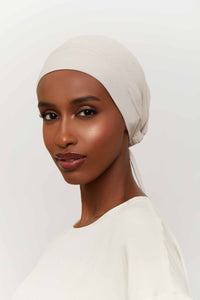 Ribbed Tie Back Undercap - Cloud Extra Small Accessories Veiled 