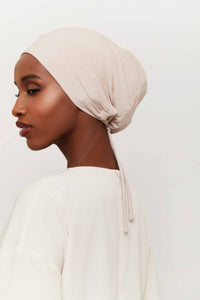Ribbed Tie Back Undercap - Mushroom Extra Small Accessories Veiled 