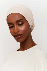 Ribbed Tie Back Undercap - Mushroom Extra Small Accessories Veiled 