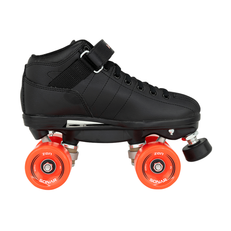 Riedell R3 Outdoor Quad Roller Skate Medium - Black