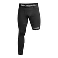 Bigger Than Basketball Single-Leg Compression Tights - Right - Black — main product shot