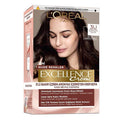 L'Oréal Paris Excellence Nude Hair Dye - Ammonia-Free, Long-Lasting Color for All Skin Tones - Dark Brown 3U
