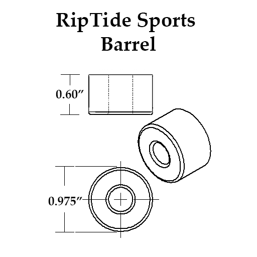 RipTide Krank Barrel Bushing 90a - Green (Set)