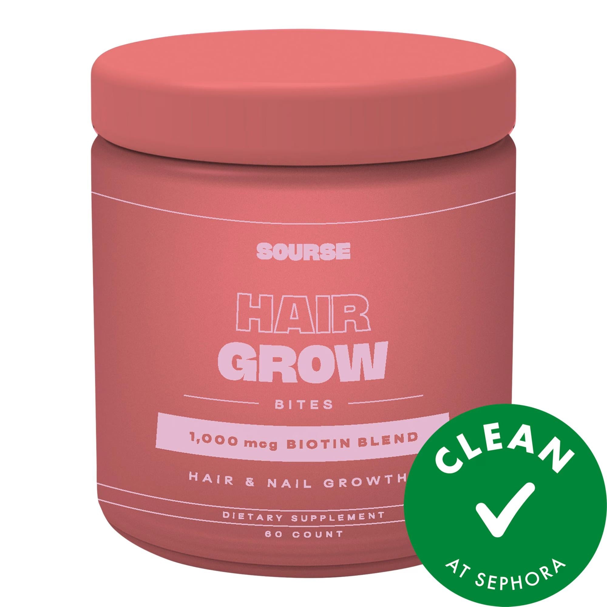 Sourse Hair & Nail Growth Bites - Vegan Biotin-Infused Chocolate Supplements for Stronger Hair & Nails