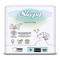 Sleepy Bio Eco-Friendly Diapers, Biodegradable & Chemical-Free, 40 Count - Sustainable Diapering Solutions for Children