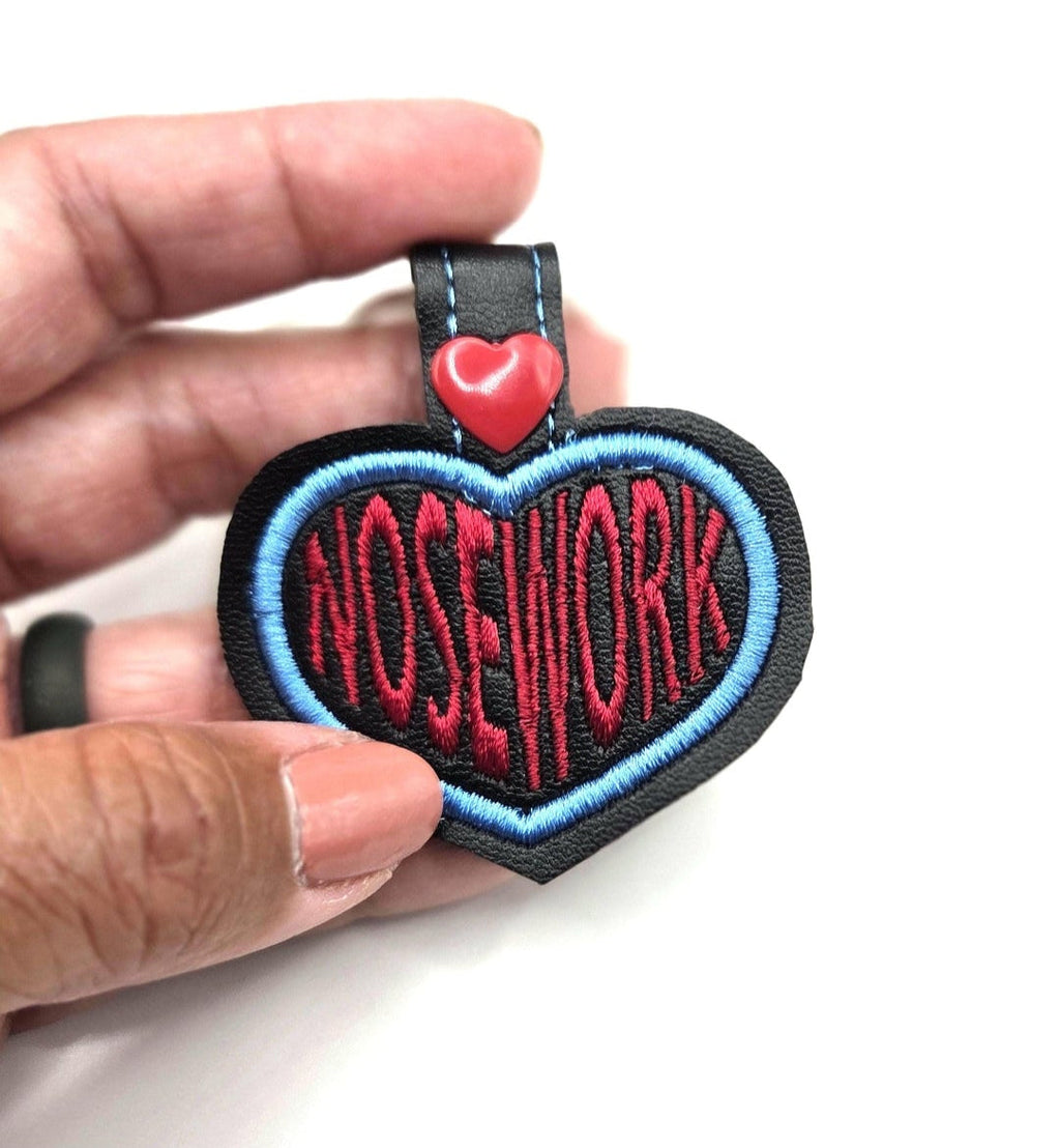 Rewarding Rover LLC Nosework Keychain | Embroidered Dog Scent Work Key Fob | K9 Handler Gift | Cute Canine Trainer Accessory | Trial Reward — image 10