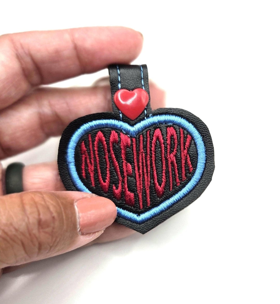 Rewarding Rover LLC Nosework Keychain | Embroidered Dog Scent Work Key Fob | K9 Handler Gift | Cute Canine Trainer Accessory | Trial Reward — image 10