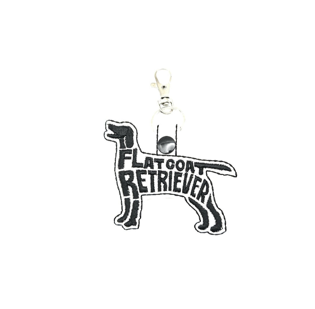 Rewarding Rover LLC Flat-Coated Retriever Keychain — image 1