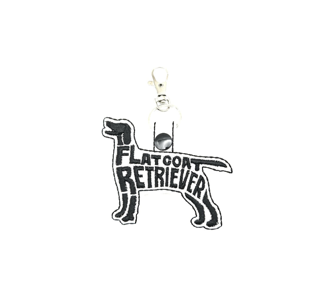 Rewarding Rover LLC Flat-Coated Retriever Keychain — image 1