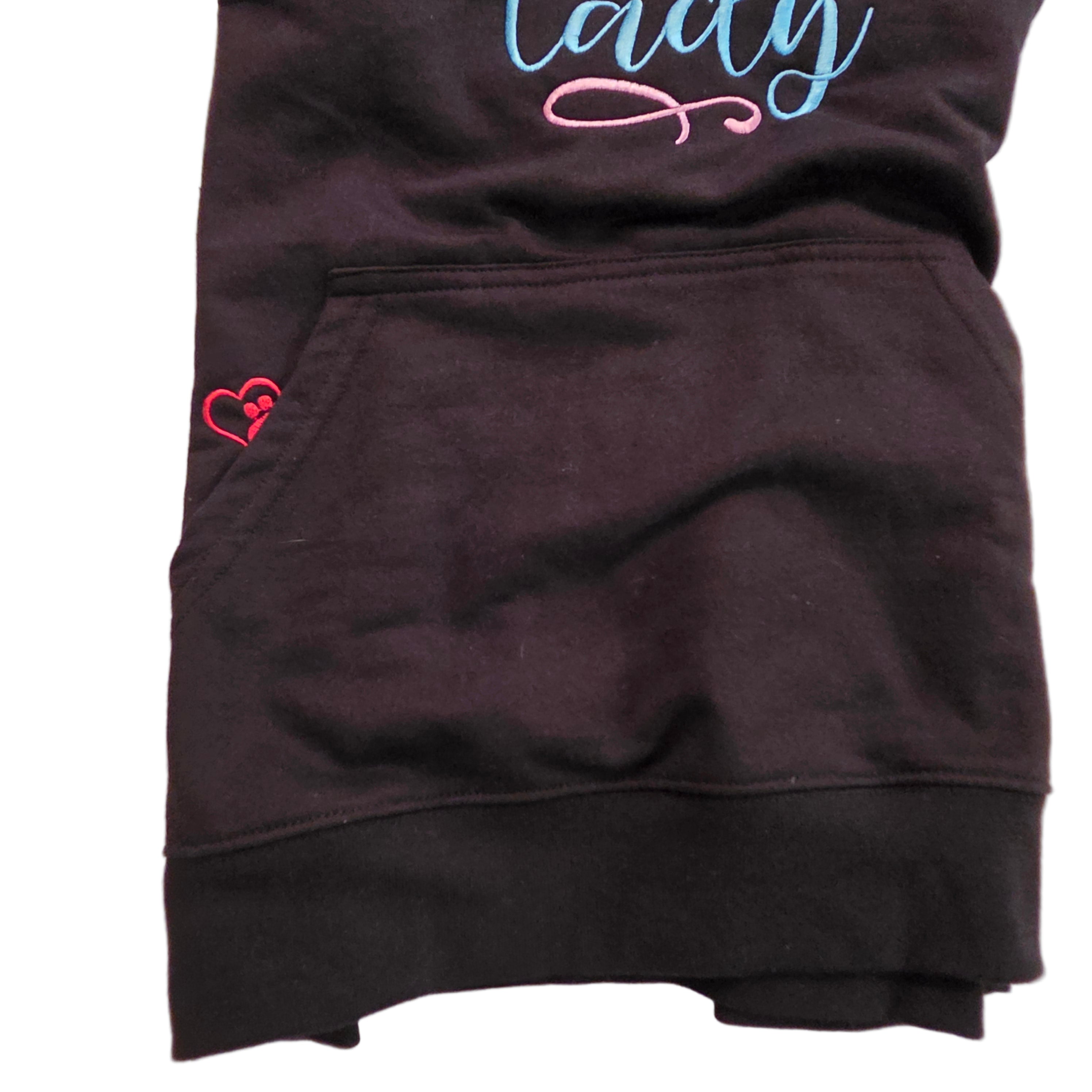 Rewarding Rover LLC Crazy Dog Lady Embroidered pullover Hoodie — image 2