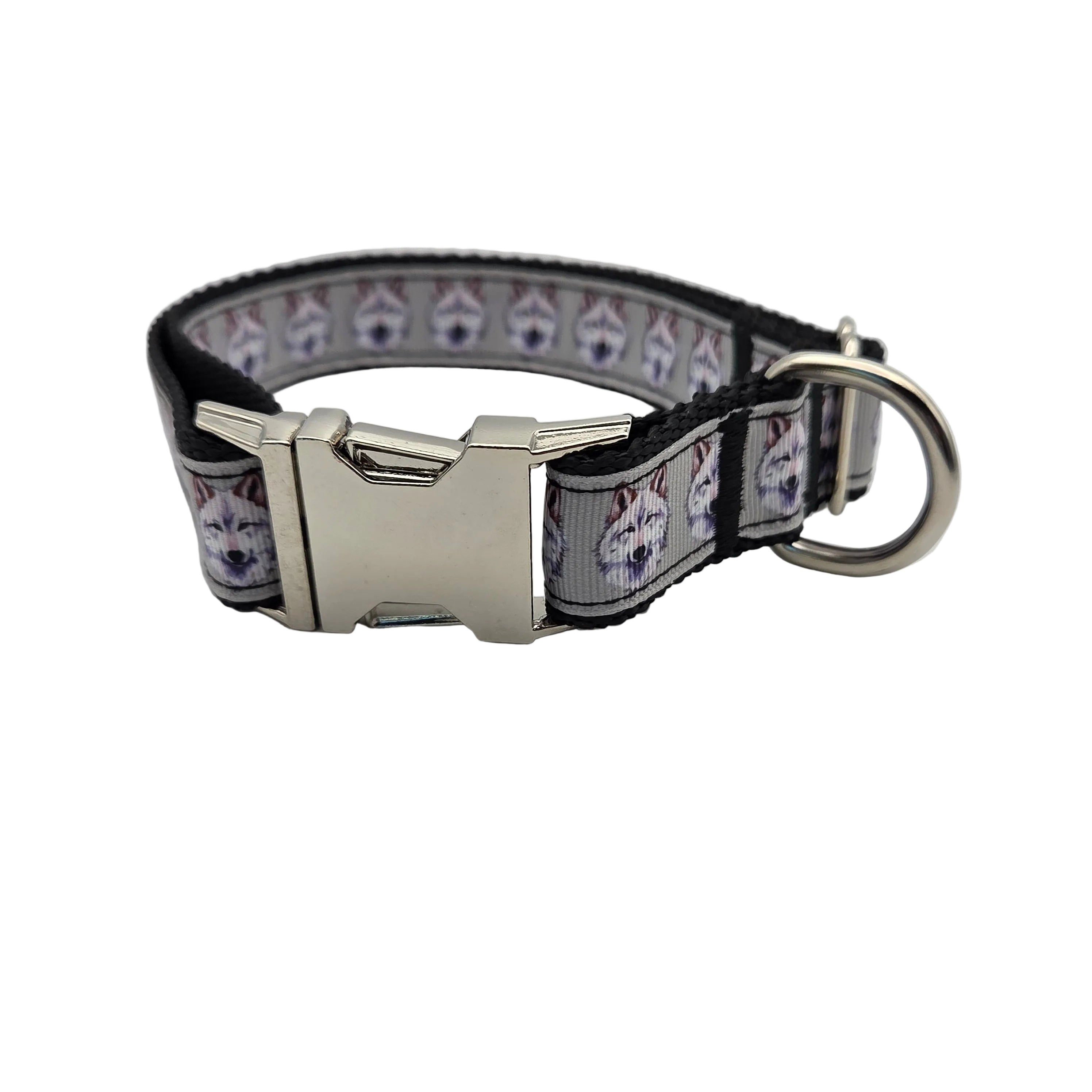 Rewarding Rover LLC Wild Spirit Wolf Dog Collar  | Adjustable Large 14.5"–23.5" — image 2