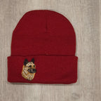 Rewarding Rover LLC Laekenois Embroidered Beanie, Belgian Shepherd Gift, Dog Mom Hat, Knit Cuff Beanie, K9 Trainer Apparel — image 1