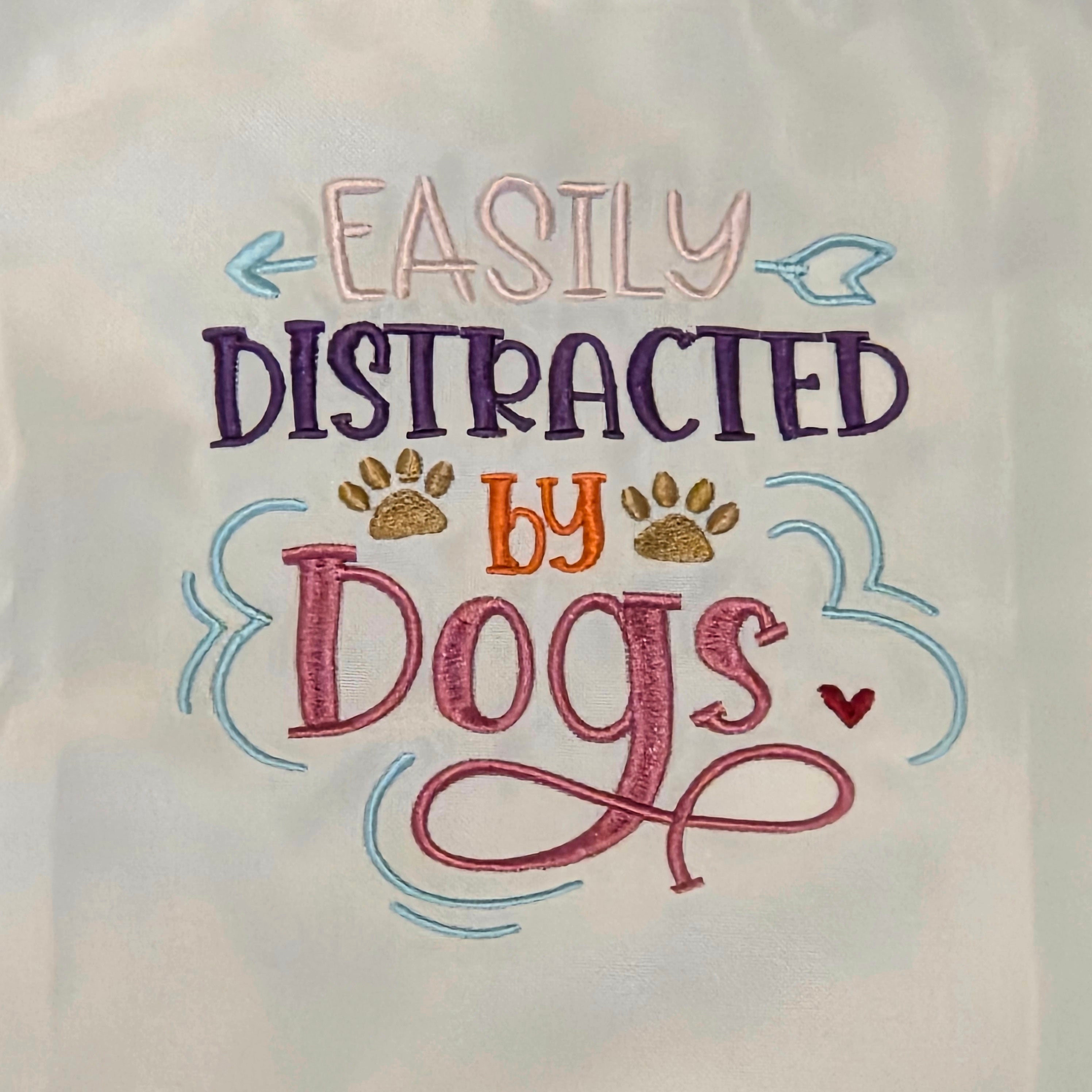 Rewarding Rover LLC Easily Distracted By Dogs Tote Bag — image 2