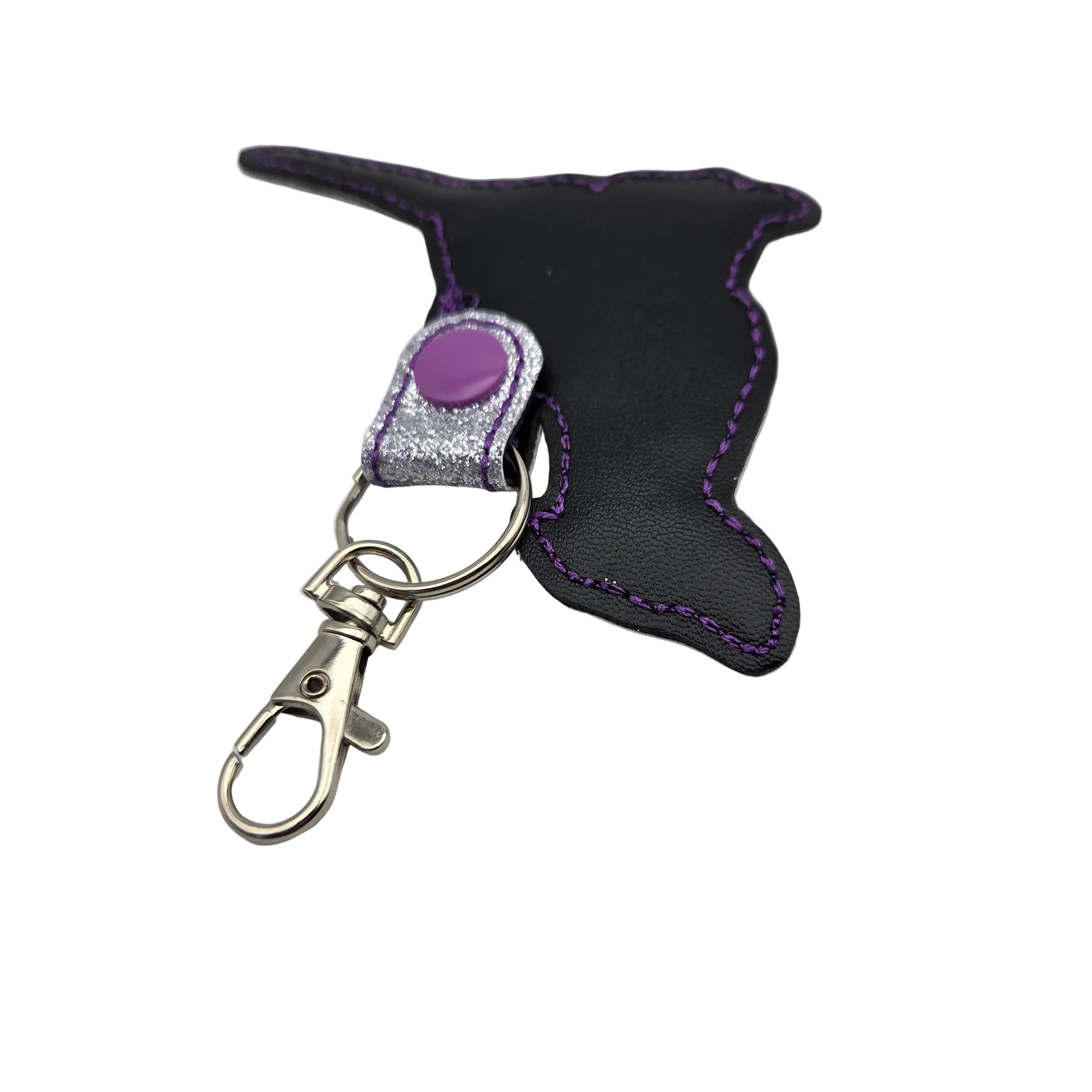 Rewarding Rover LLC Rescue Dog Keychain Tab, Embroidered Shelter Pet Bag Tag, Rescue Mom Gift, Adopt Don't Shop Key Fob, Animal Volunteer Accessory — image 3