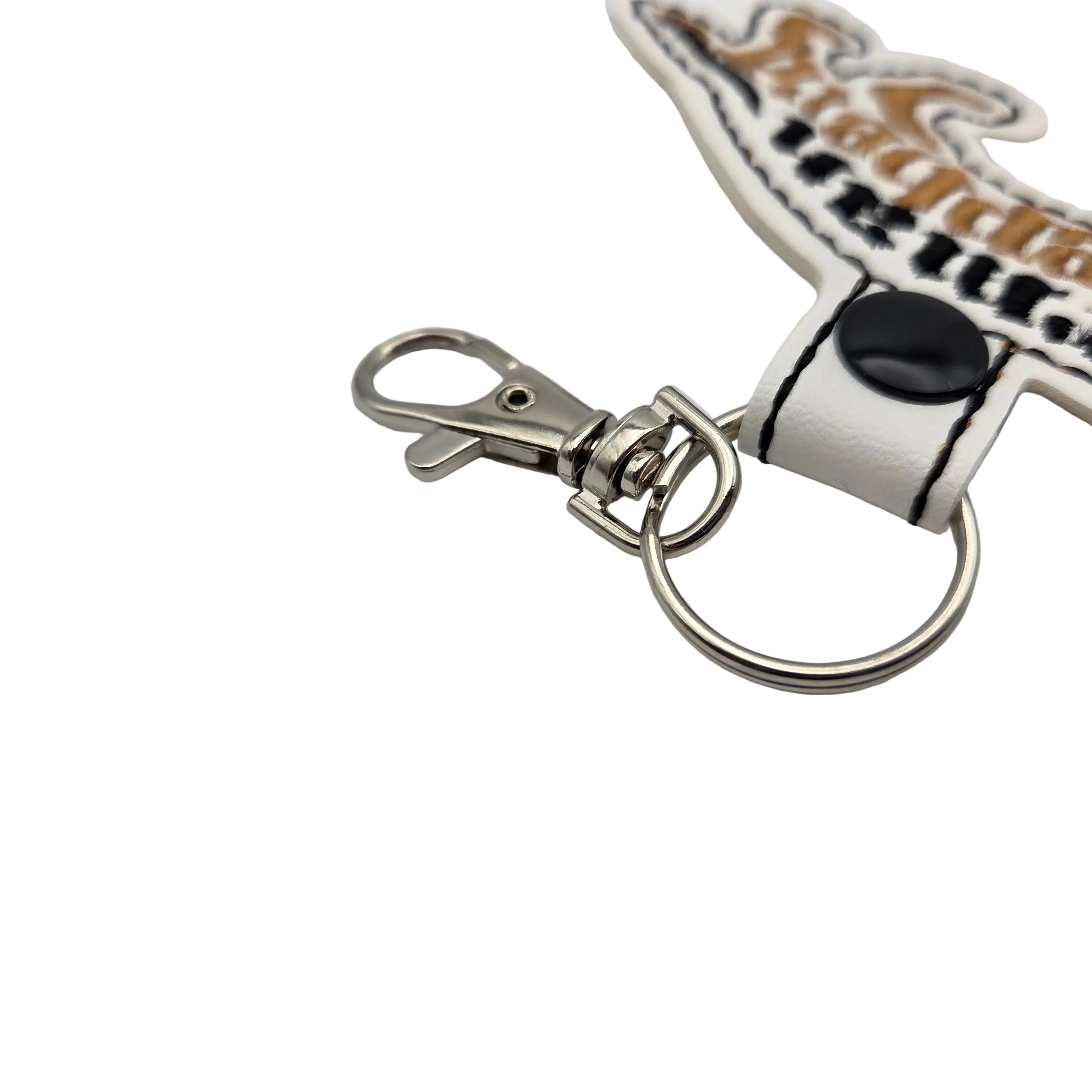 Rewarding Rover LLC German Shepherd Keychain Tab, Embroidered Dog Breed Bag Tag, K9 Mom Gift, Service Dog Zipper Pull, GSD Key Fob — image 3
