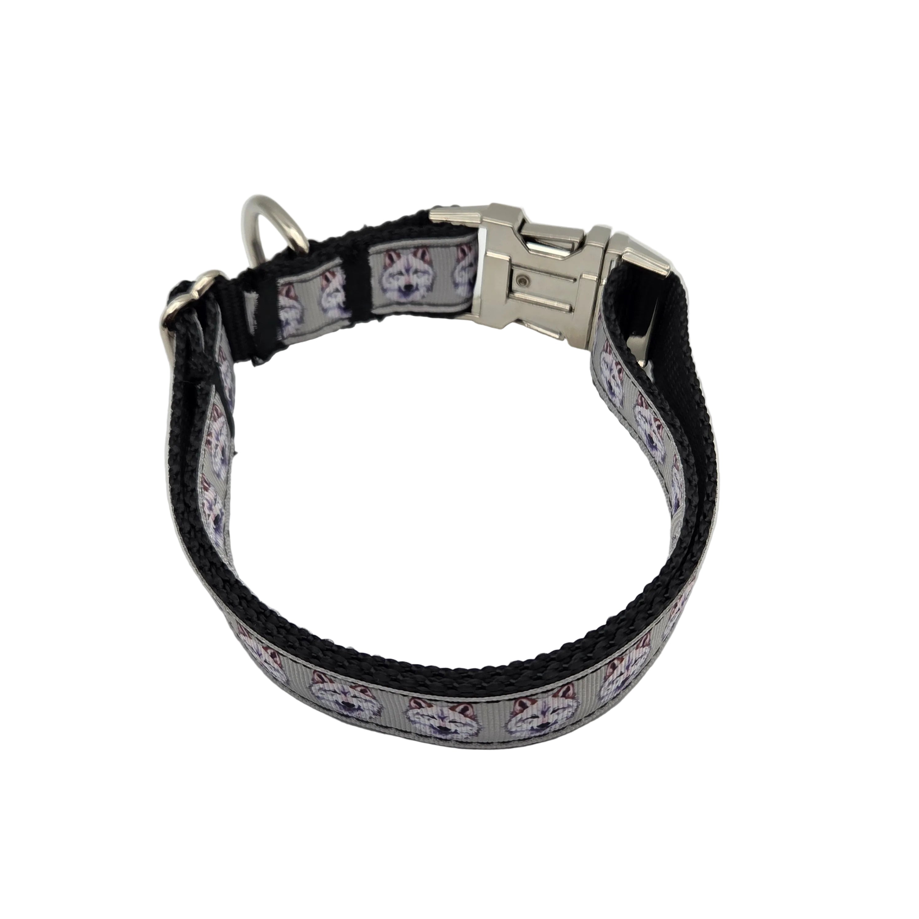 Rewarding Rover LLC Wild Spirit Wolf Dog Collar  | Adjustable Large 14.5"–23.5" — image 3