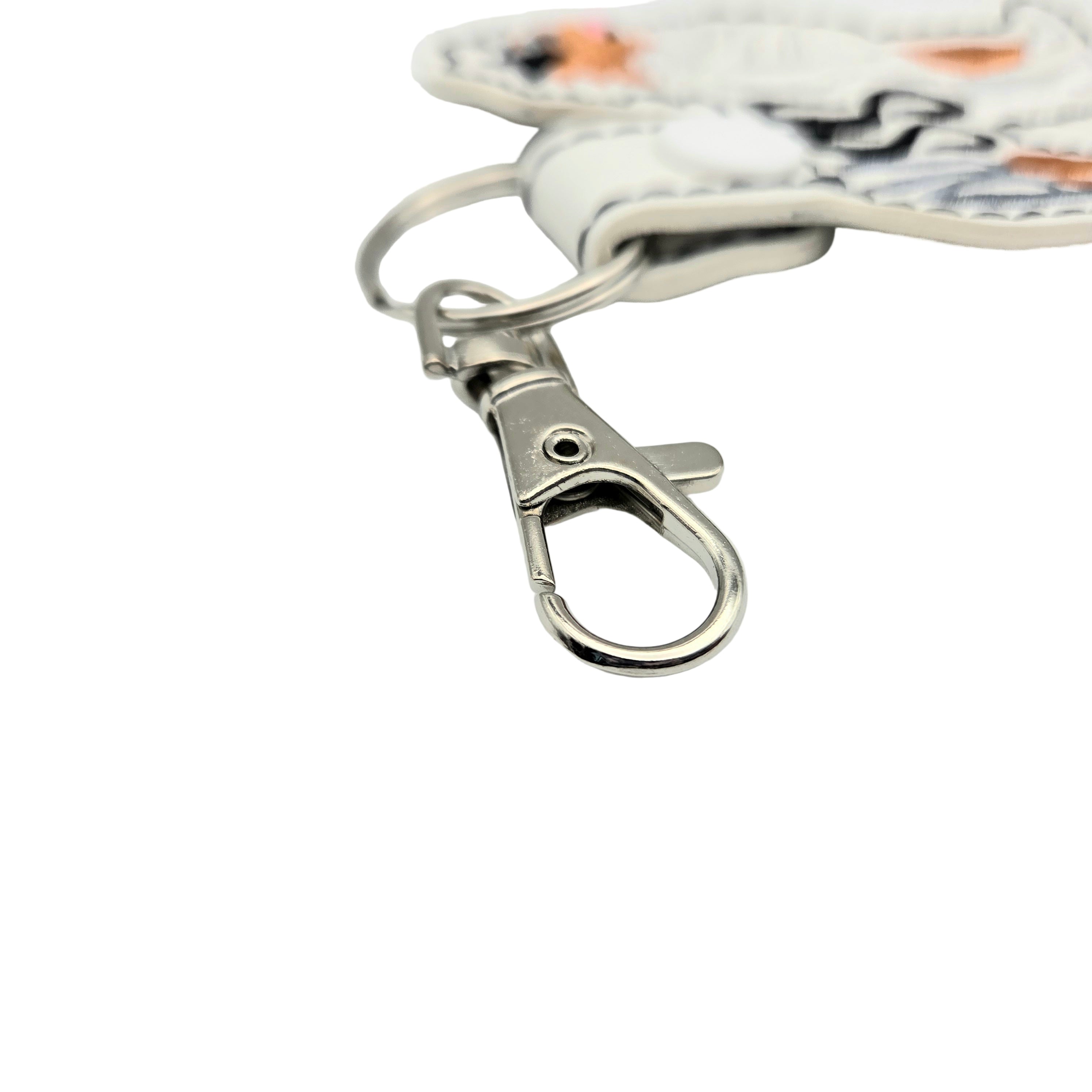 Rewarding Rover LLC Australian Shepherd Keychain – Embroidered Snap Tab Charm — image 3