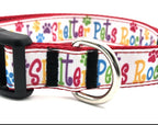 Rewarding Rover LLC Shelter Pets Rock Dog Collar | 1 Inch Wide | Adjustable 13-22 Inches | Colorful Rescue Pet Gear | Shelter Advocate Gift | Rewarding Rover — image 1
