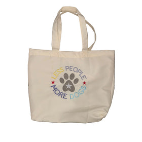 Rewarding Rover LLC Less People More Dogs Tote Bag, Funny Dog Lover Gift,…