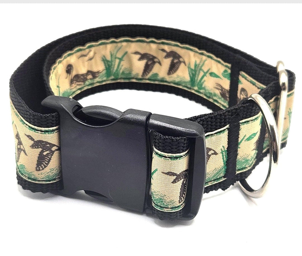 Rewarding Rover LLC 1.5 inch Rustic Duck Dog Collar – Adjustable (all sizes available) — image 3