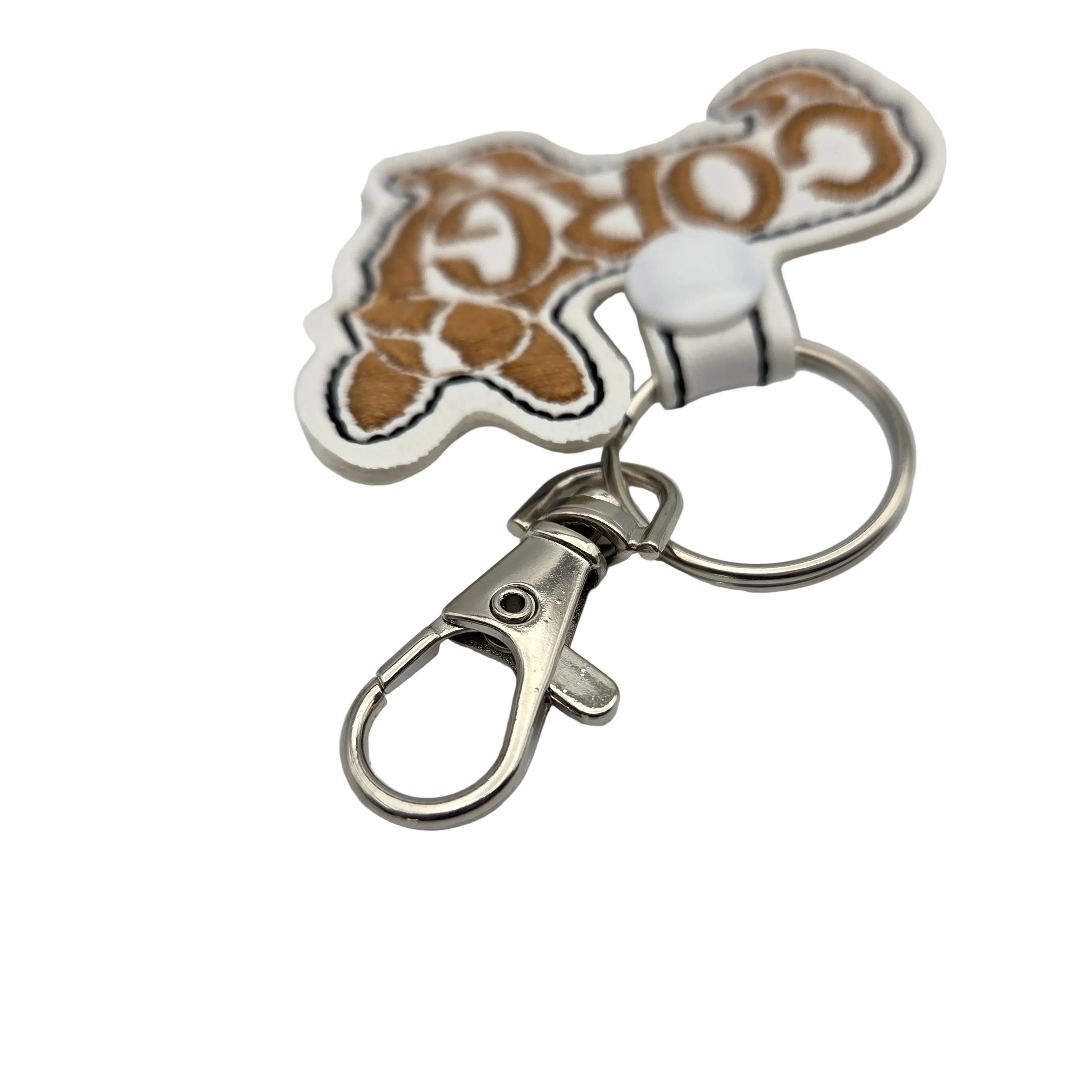 Rewarding Rover LLC Corgi Keychain Tab, Embroidered Dog Breed Bag Tag, Pembroke Welsh Corgi Mom Gift, Cute Dog Key Fob, Dog Trainer Gear — image 3