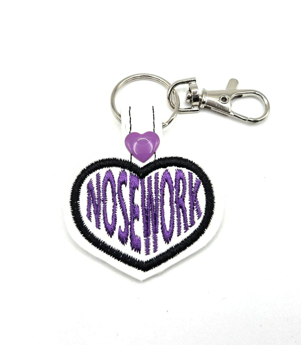 Rewarding Rover LLC Nosework Keychain | Embroidered Dog Scent Work Key Fob | K9 Handler Gift | Cute Canine Trainer Accessory | Trial Reward — image 7