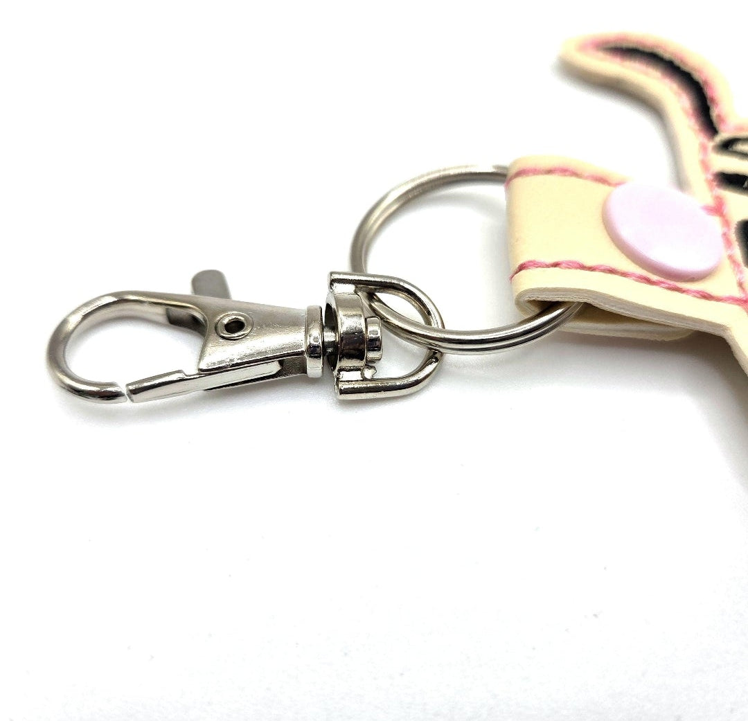 Rewarding Rover LLC One Embroidered Labrador Retriever Keychain Tab | Black, Chocolate, Yellow Lab Dog Owner Gift | Dog Mom Key Fob — image 3