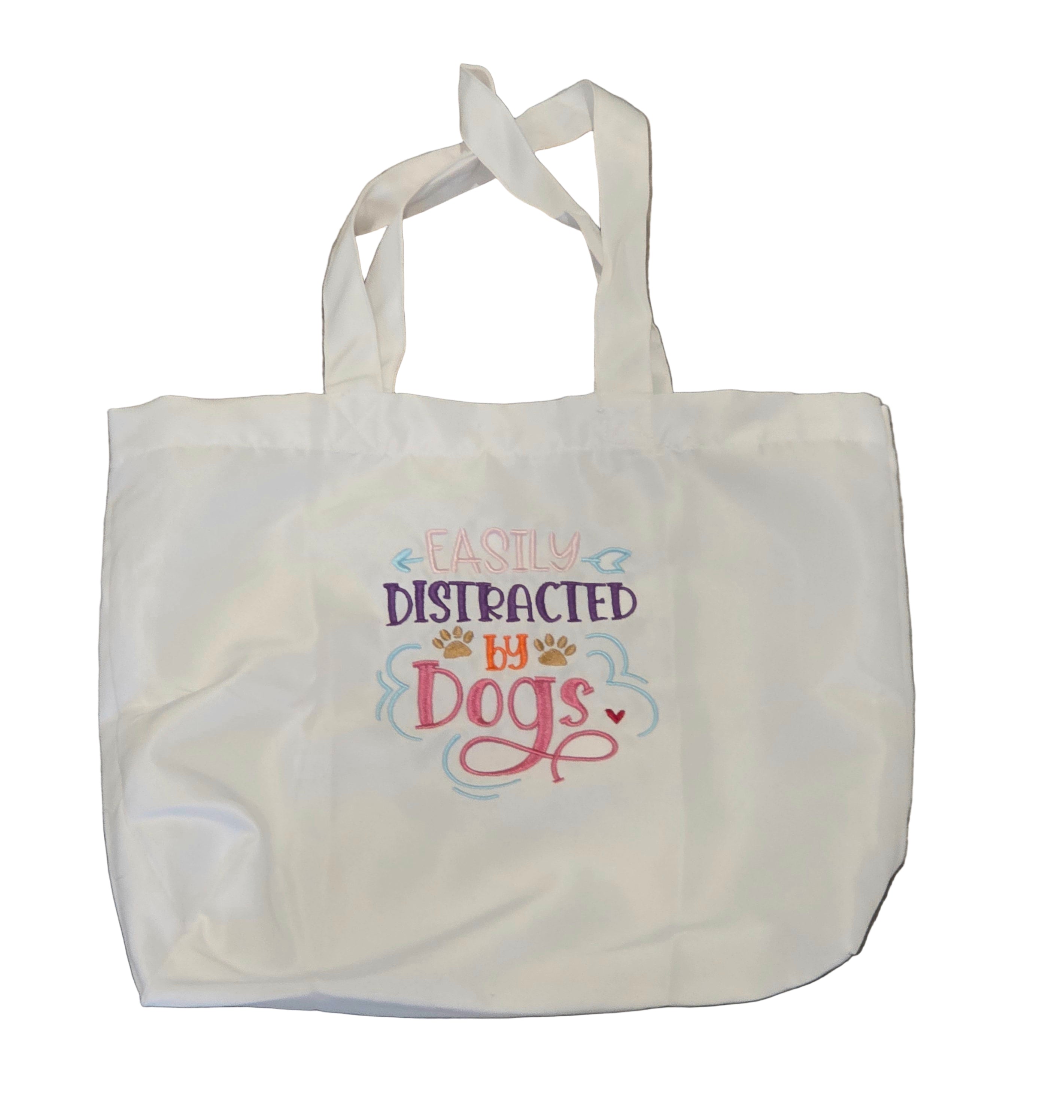 Rewarding Rover LLC Easily Distracted By Dogs Tote Bag — image 1