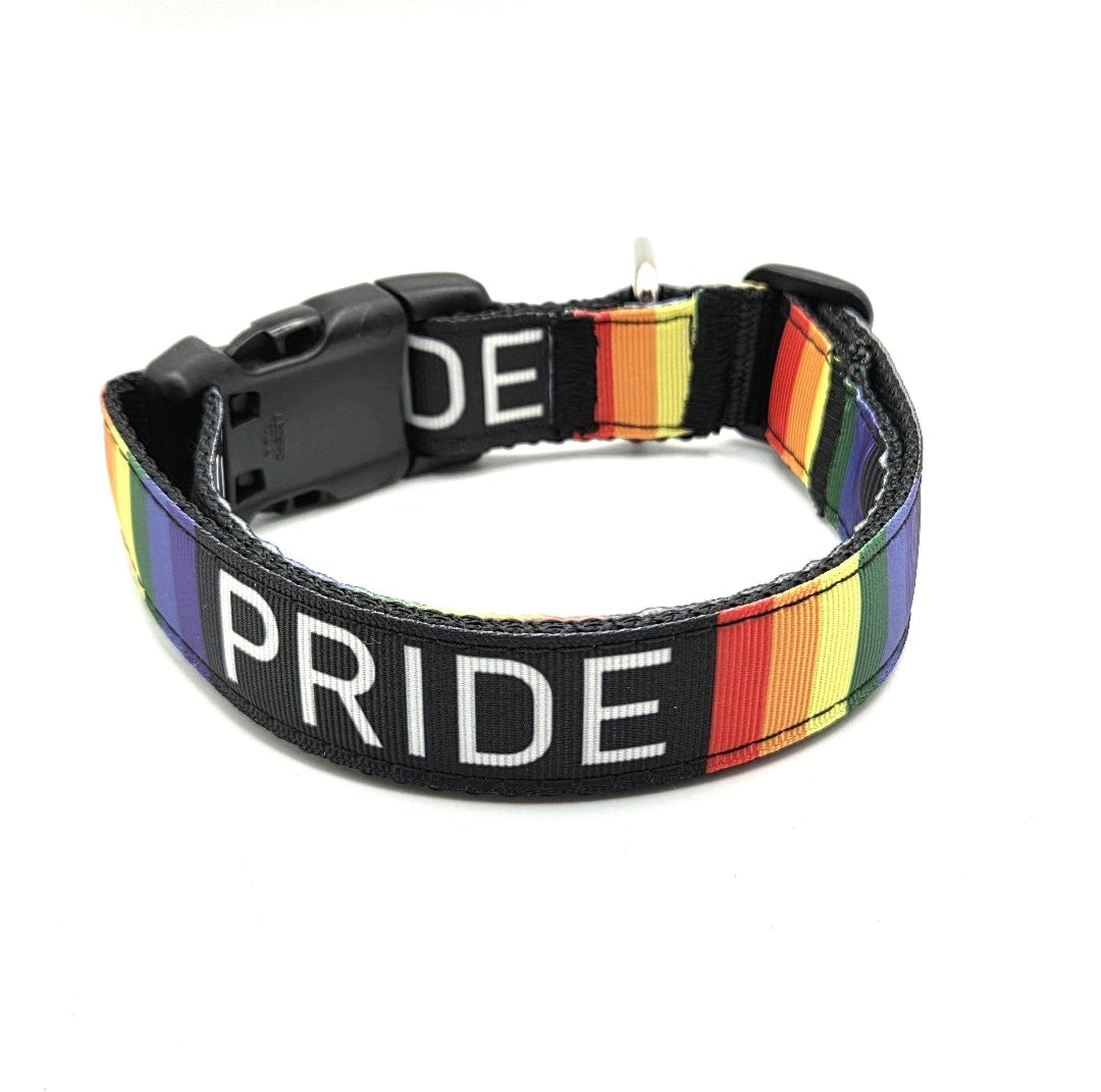 Rewarding Rover LLC Rainbow Pride Dog Collar — image 1
