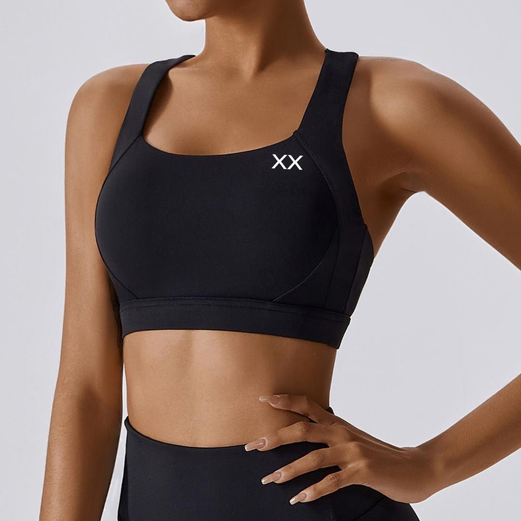 BLACKOUT BARBELL Haven Bra — detail and construction
