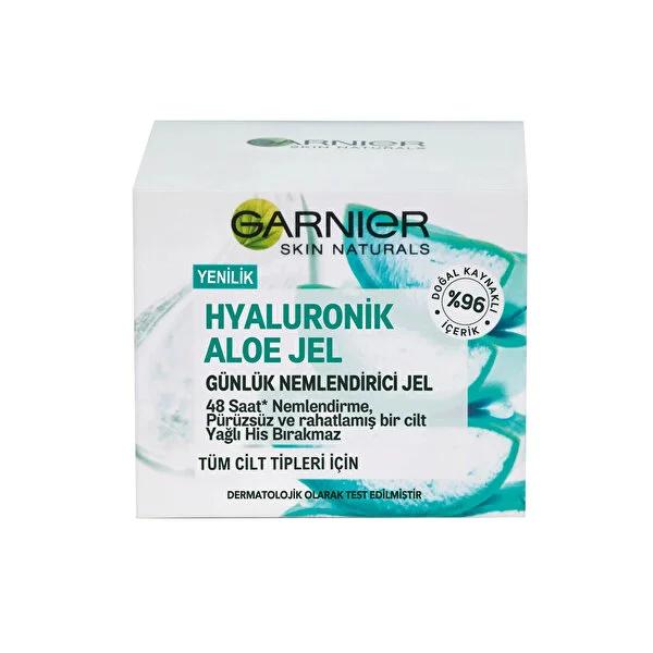 Garnier Hyaluronik Hyaluronic Acid Moisturizing Gel with Aloe Vera - Non-Greasy, 48 Hour Hydration for All Skin Types