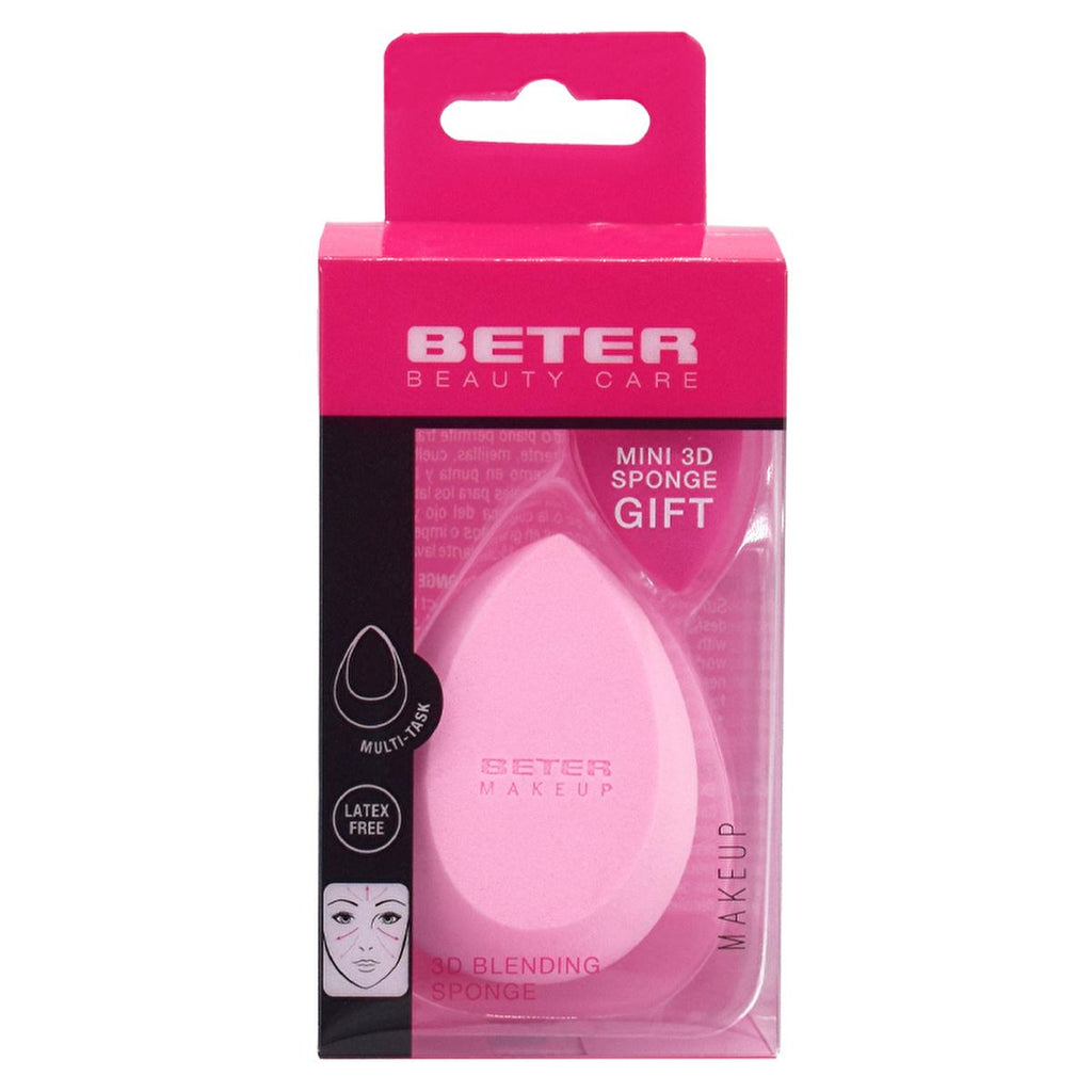 Beter 2-Pack Makeup Sponge Set - Beauty Blender for Flawless Foundation Application